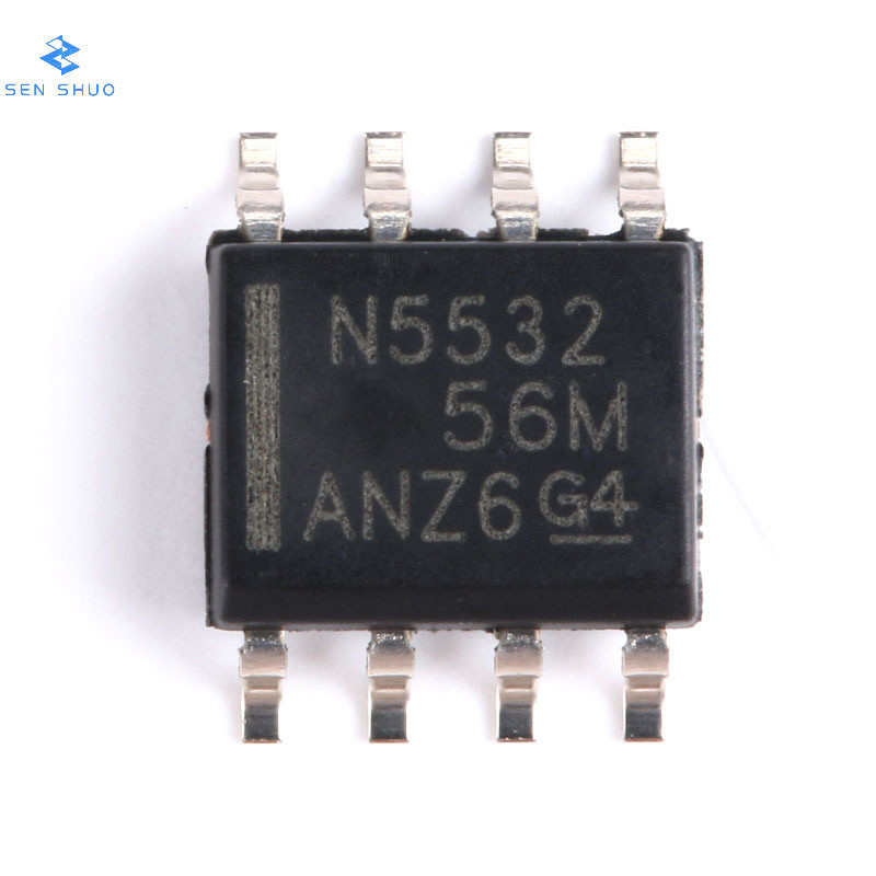 100% ของแท้ Patch NE5532DR SOP-8 เสียงต่ํา Dual Operation Amplifier ชิป IC