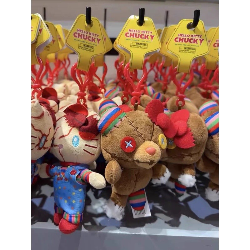 Universal Studios ธีมฮาโลวีน "เจ้าสาวของ Chucky" พวงกุญแจ Hello Kitty สไตล์ ของที่ระลึก Universal St