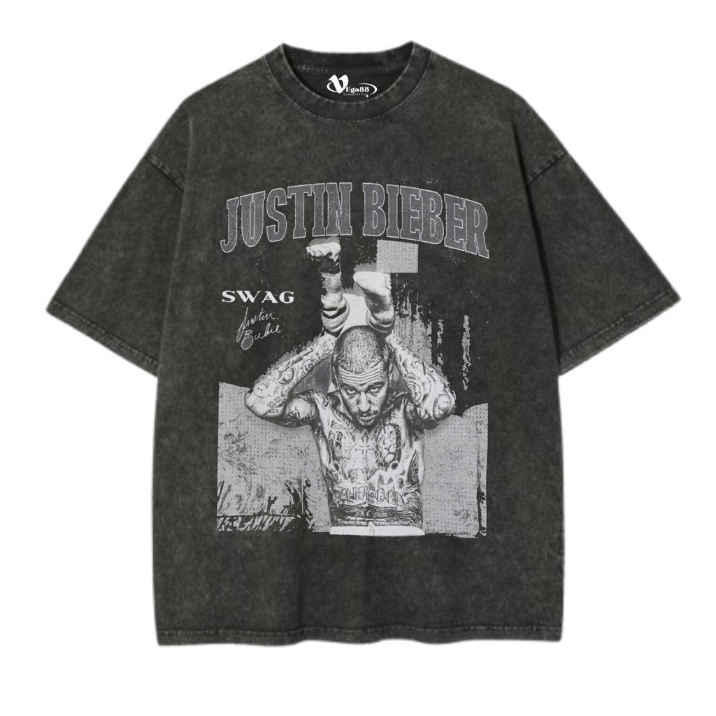 justin bieber swag* เสื้อยืดโอเวอร์ไซส์ | เสื้อยืด Oversized | เสื้อยืด Washed | ซักซักผ้า | เสื้อยื