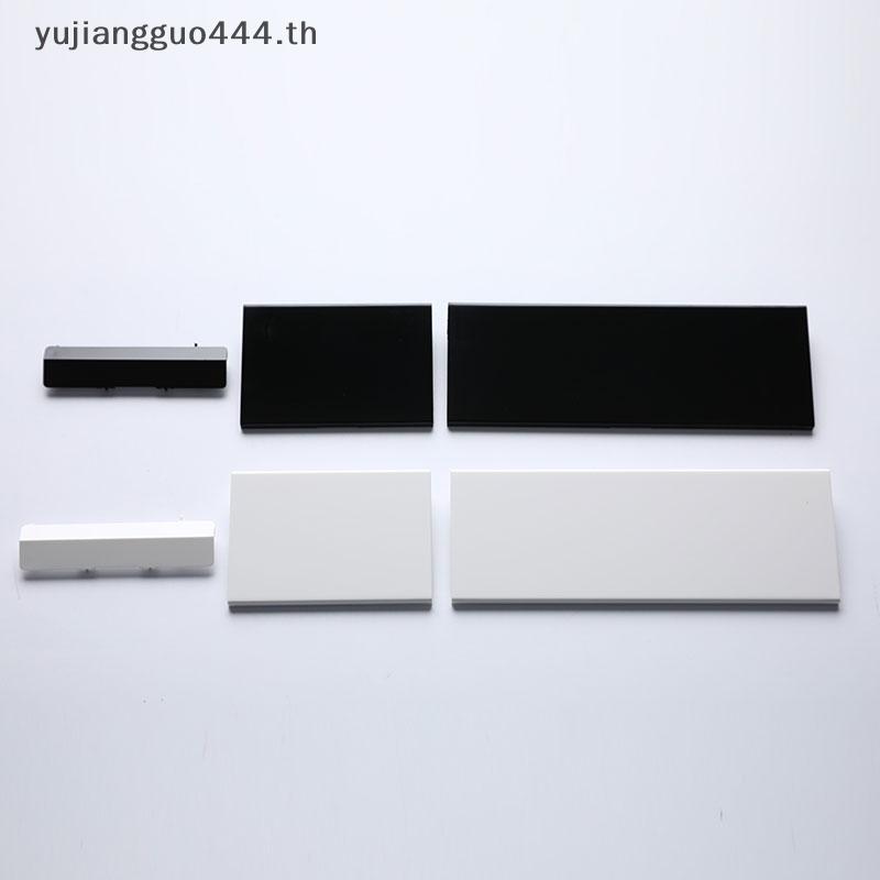#yu # 3 in 1 พลาสติกเปลี่ยนประตูฝาครอบ Flap ชุดสําหรับคอนโซล Wii 2 ฝาครอบ