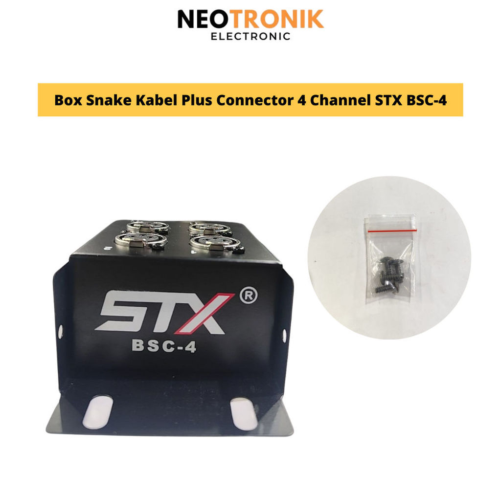 Box Snake Cable Plus Connector 4 Channel STX BSC-4