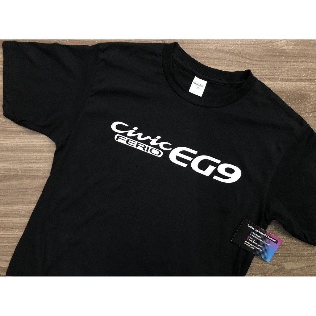 แฟชั่น 2026 Honda Civic Ferio EG9 Exclusive REAR D1 (เสื้อยืดสีดํา)