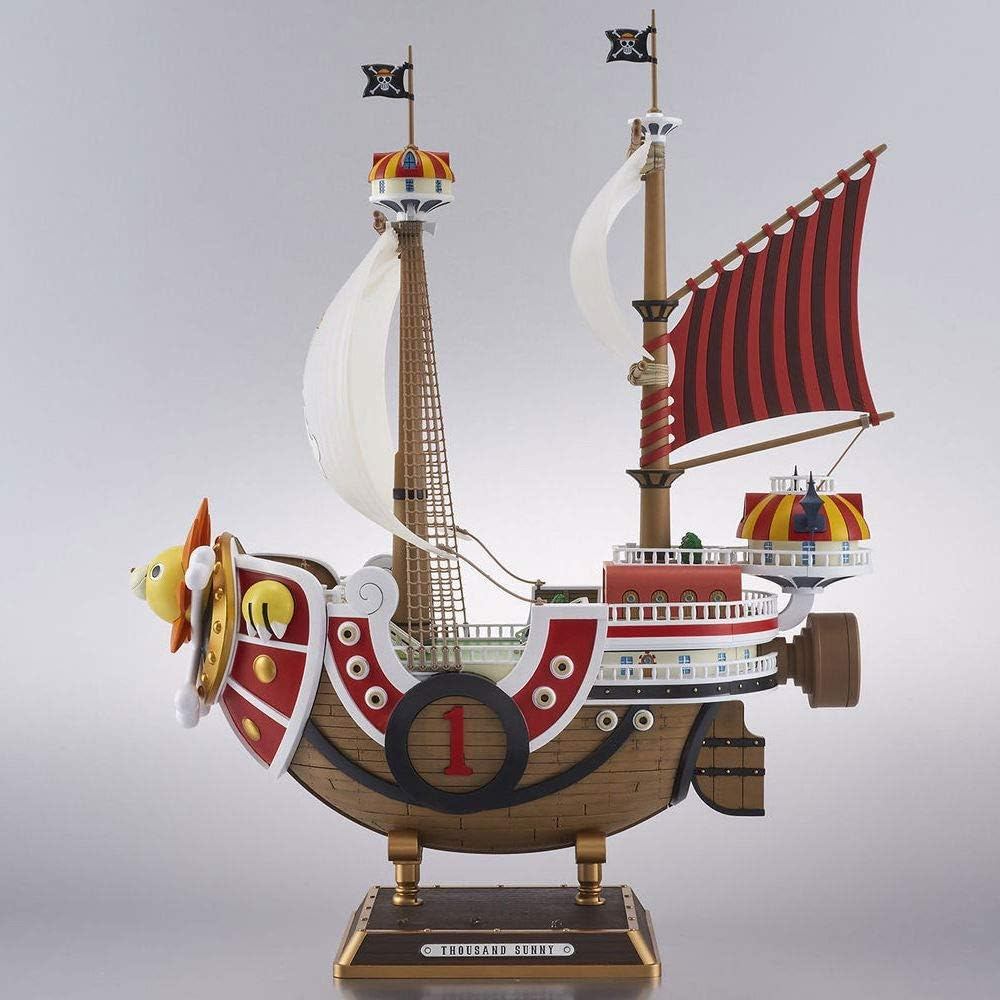 Bandai Hobby One Piece Thousand Sunny Land of Wano Ver Sailing Ship Collection Model Kit Complete Mo