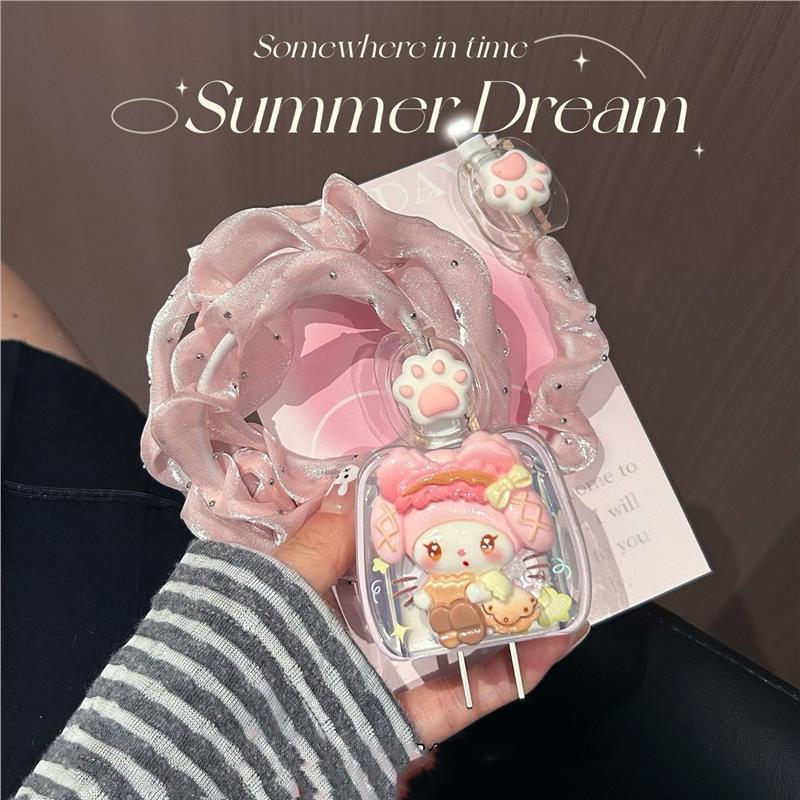 เคสถนอมสายชาร์จ ลายการ์ตูนน่ารัก สำหรับ ไอโฟน ชุดพันสาย เคสหัวชาร์จ ลายการ์ตูน 20W สำหรับ For iPhone - รูปที่ 6