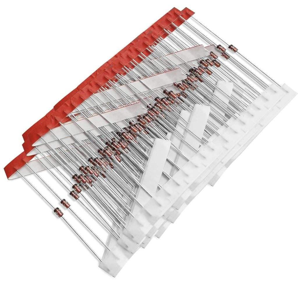 30 Values 300PCS 1W Zener Diode Kit 3V 3.3V 3.6V 3.9V 4.3V 4.7V 5.1V 5.6V 6.2V 6.8V 7.5V 8.2V 9.1V 1