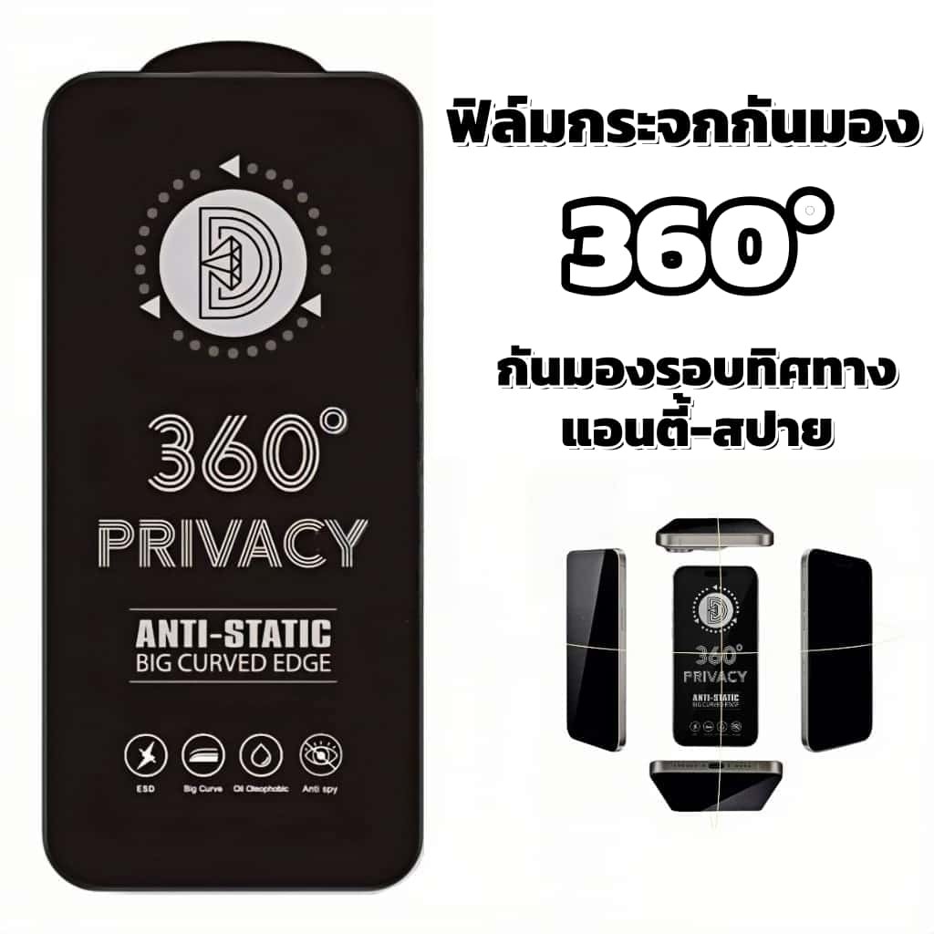 1-2 Pcs ฟิล์มกันเสือก 360องศา For Honor 10X 300 GT X5 X5B X5C X6 X6A X6B X7 X70 X7A X9D Nova Y61 Y70