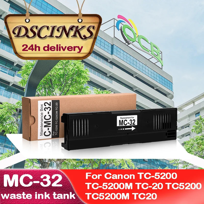 สําหรับ Canon MC-32 ถังหมึกเสียสําหรับ Canon MC-32 กล่องบํารุงรักษาสําหรับ Canon TC-5200 TC-5200M TC