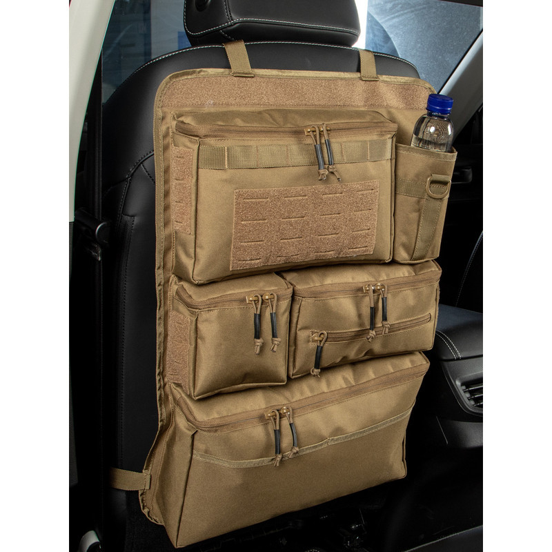 Outdoor Heavy-Duty Tactical Car Seat Storage Bag Car Seat Back Hanging Bag Multifunctional Car Back 