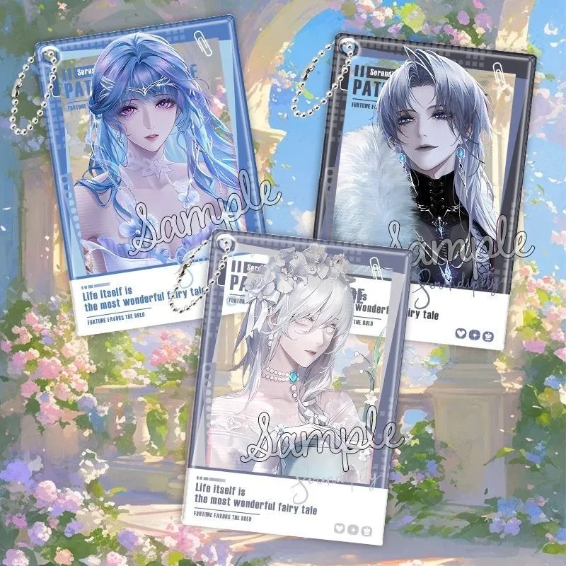 Path To Nowhere พวงกุญแจการ์ดอะคริลิคใสอะนิเมะเกมตัวอักษร Zoya Hamel Nox กระเป๋าเอกสารแขวนอุปกรณ์เสร