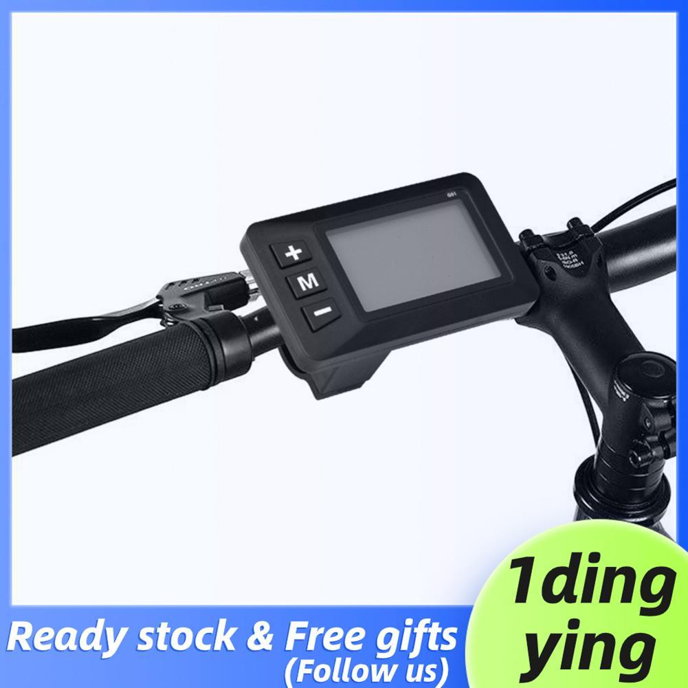 1dingying.th Luocute จักรยานไฟฟ้าจอแสดงผล LCD 24 โวลต์ 36 โวลต์ 48 โวลต์ E มาตรวัดความเร็ววัดระยะทาง