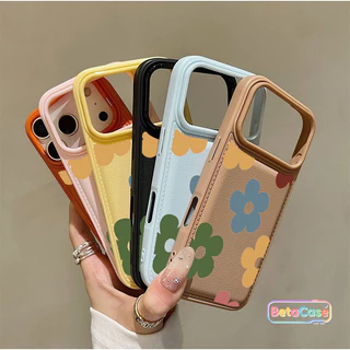 เคส iPhone 17 16 15 14 13 12 11Pro Max Phone Case เคสโทรศัพท์ลายดอกไม้สีสวยน่ารัก สินค้าใหม่ล่าสุดดีไซน์หวาน
