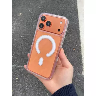 เคสแม่เหล็กใสกันกระแทกสำหรับ iPhone 17/17 Air/17 Pro/17 Pro Max รองรับชาร์จไร้สาย วัสดุ PC แข็งแรง