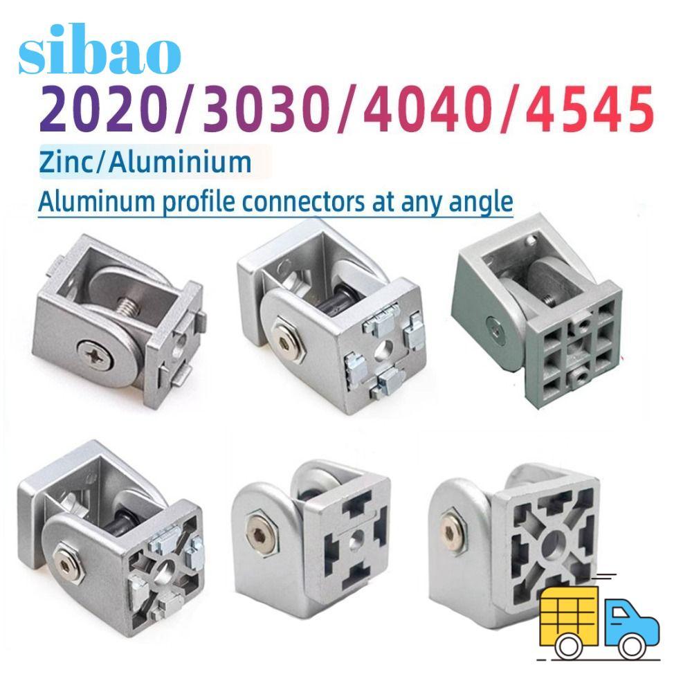 SIBAOTH Pivot Joint Connector, บานพับปรับได้ยืดหยุ่น Pivot บานพับเชื่อมต่อ, อุปกรณ์ฐานเลื่อนโปรไฟล์อ