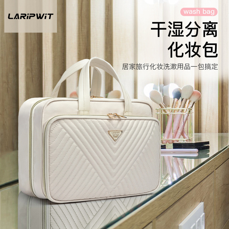 Laripwit ขนาดใหญ่-ความจุการจําแนกหลายชั้นถุงแป้งเดินทางการเดินทางเพื่อธุรกิจแบบพกพาถุงเก็บพับเก็บ Co