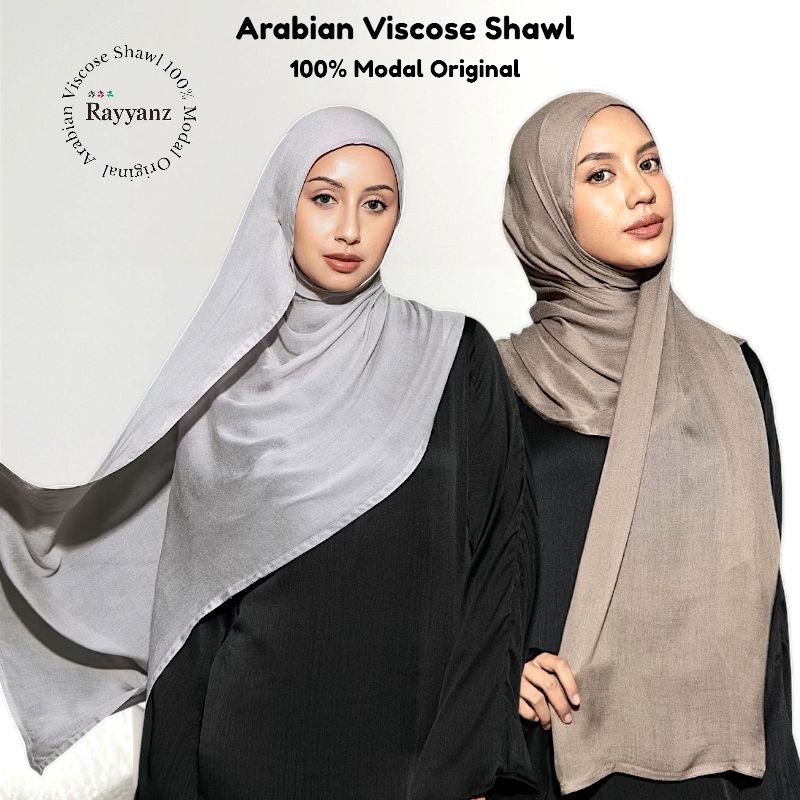 PASHMINA VISCOSE MODAL BAMBOO PREMIUM - PASHMINA ARABIAN VISCOSE BAMBOO 100% MODAL - โดย Rayyanz Hij