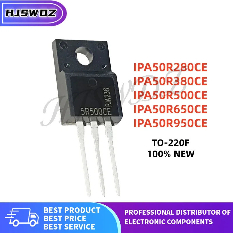 10 ชิ้น/ล็อตยี่ห้อใหม่ IPA50R950CE IPA50R280CE IPA50R380CE IPA50R650CE 5R380CE 5R500CE 5R950CE 5R650