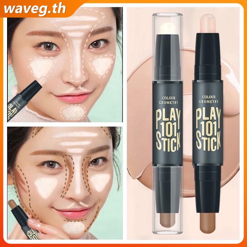 2 in 1 คอนซีลเลอร์ ไฮไลท์ อายแชโดว์ คอนทัวร์ใบหน้า เมคอัพ WAVETH
