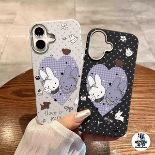 🚚ส่งจากไทย🚚 เคส กระต่ายการ์ตูน For IPhone 17 16 15 14 13 12 11 Pro Max 11 13Pro X XR XS Max 7 8 Plus เคสโทรศัพท์ เคสหนัง