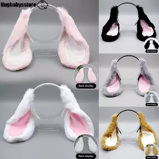 [Hugbabys-t] น่ารักกระต่ายหูตุ๊กตากระต่ายผม Hoop Headwear คอสเพลย์เครื่องแต่งกายอุปกรณ์เสริมผมสําหรับผู้ใหญ่ Party