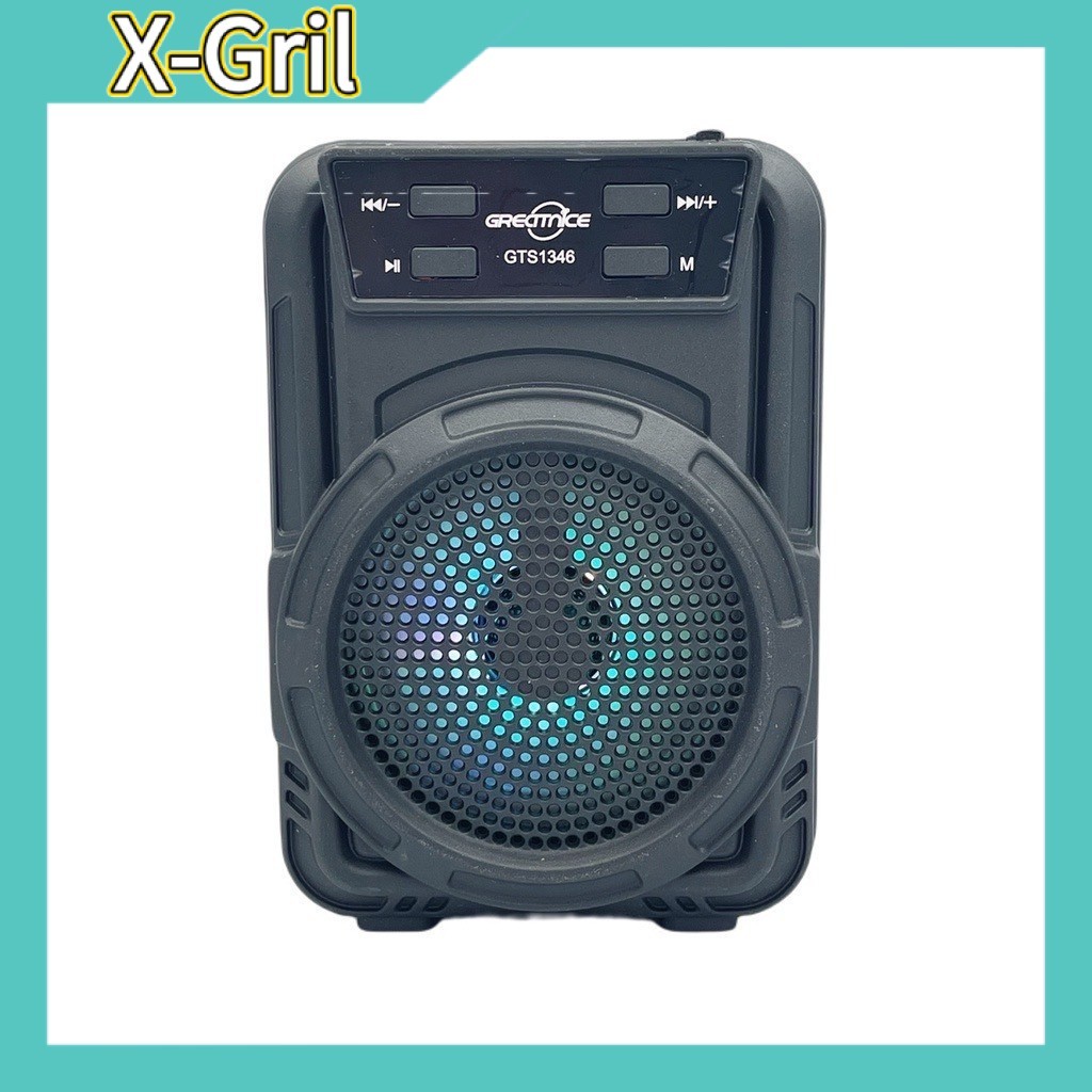 ลำโพงบลูทูธ 3 นิ้ว Bluetooth Speaker ไฟ LED สีสัน เสียงชัด เบสหนัก ฟังก์ชันครบ S00257