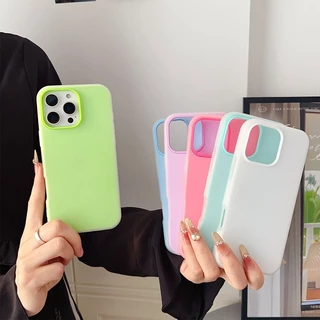 Jelly 2-in-1 Dual Case For ViVo Y05 Y11D V70Fe V70 5G V70Elite Y21D Y31 5G V70 Fe Elite เคสซิริโคน สีพื้นพาสเทล 057
