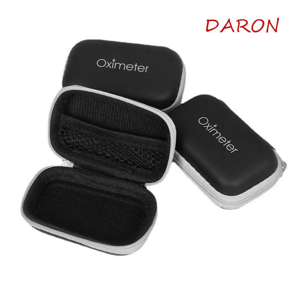 DARON Pulse Oximeter Storage Bag, Hard EVA Carrying Case Fingertip Pulse Oximeter Bag, Tool Bag Zipp