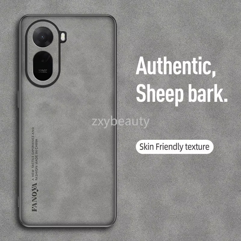 LambskinปลอกหนังสําหรับRedmi A7 Pro 4G POCO C85X 5G 2026 เคสโทรศัพท์TPUนุ่มกันกระแทกสําหรับXiaomi PO
