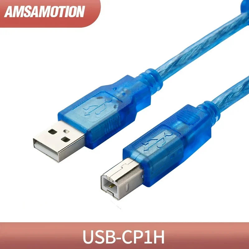 สาย PLC สําหรับเครื่องพิมพ์ Omron USB พอร์ตสี่เหลี่ยม 2.0 CP1H ความยาว 3M