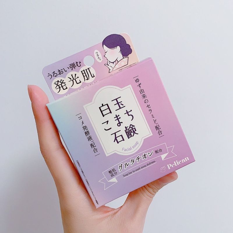 ญี่ปุ่น Pelican Pelican Pelican Pelican Komachi คลีนซิ่งสบู่ล้างหน้าสบู่ 80g4.13