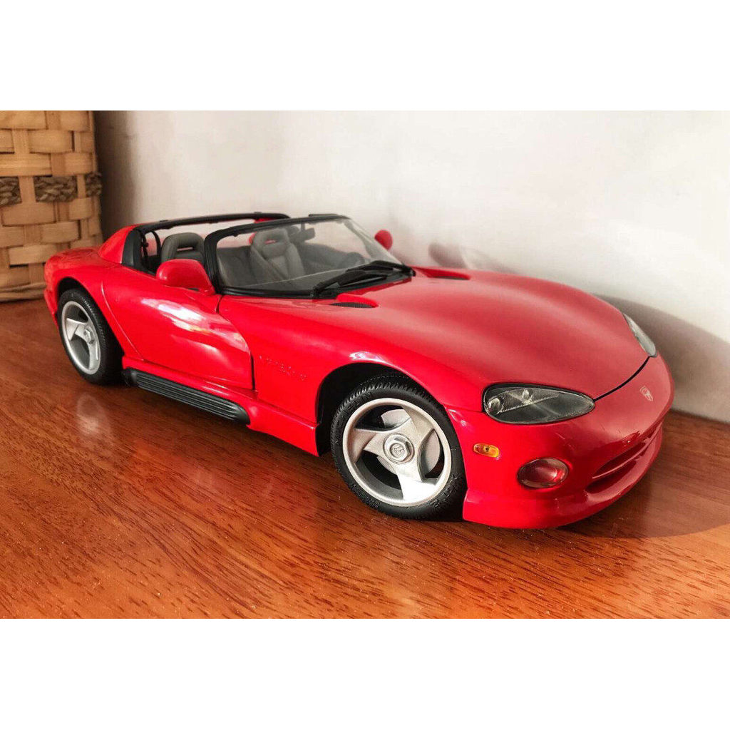 1/12 ANSON ANSON DODGE VIPER RT/10 DODGE VIPER RT/10 กระเป๋าจํานวนมากใหม่เอี่ยมไร้ที่ติออกจากพิมพ์สิ