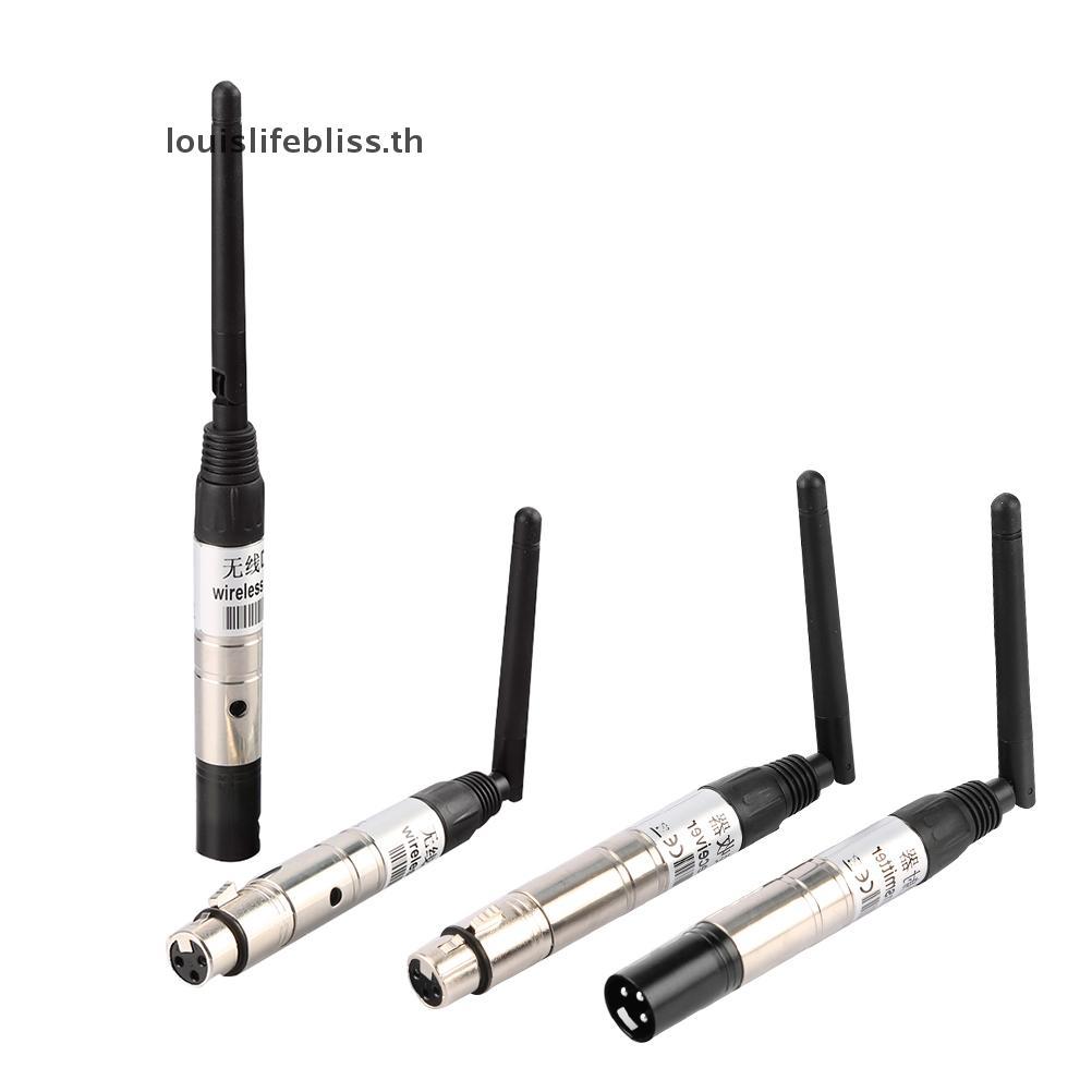Louislifebliss DMX512 2.4G ตัวรับสัญญาณไร้สายเครื่องส่งสัญญาณตัวควบคุมแสงสําหรับอุปกรณ์ DMX ใหม่