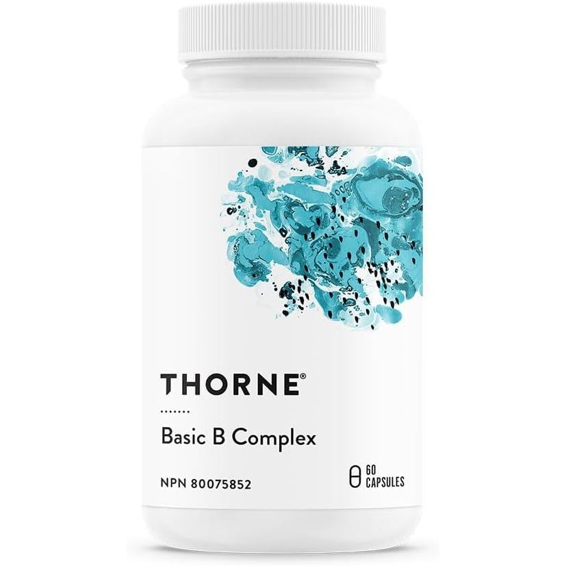 Thorne B Complex วิตามินในรูปแบบที่มีอยู่ 60 แคปซูล
