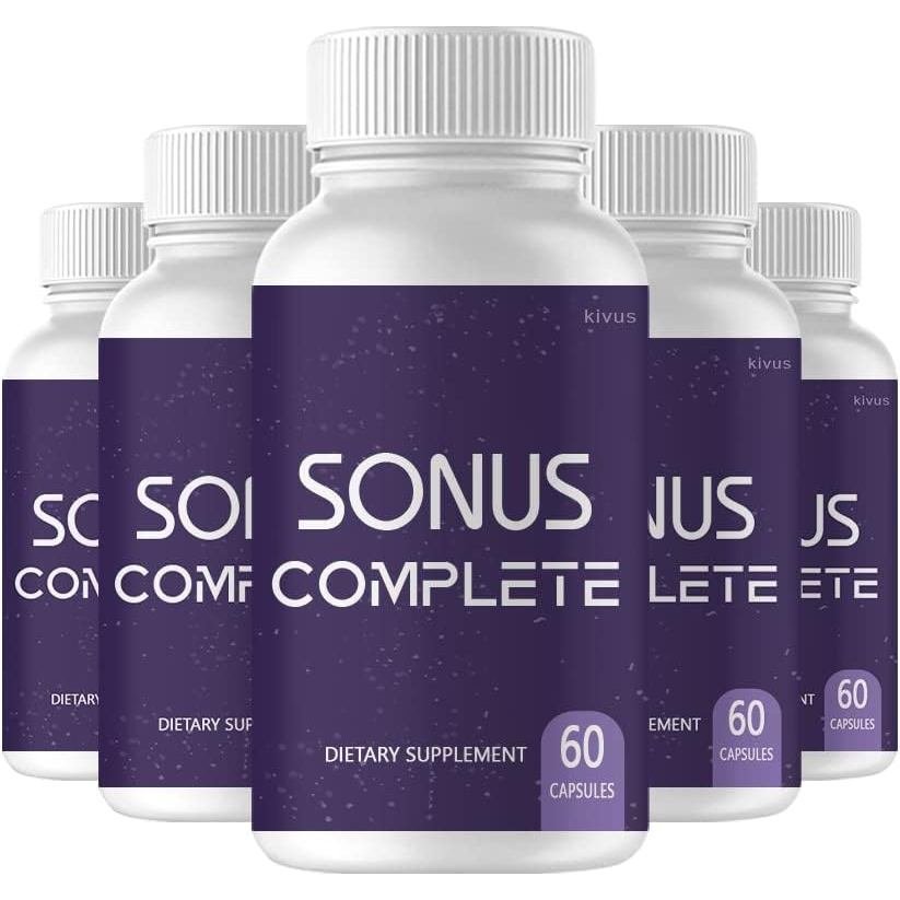 (5 แพ็ค) Sonus Complete - อาหารเสริมที่รองรับ Sonus Complete Tinditus (300 แคปซูล)