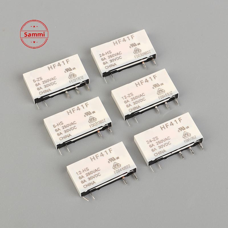 Sammi HF41F-24-ZS HF41F-12-ZS HF41F-5-ZS HF41F-5-HS HF41F-12-HS HF41F-24-HS รีเลย์อุตสาหกรรม Submini