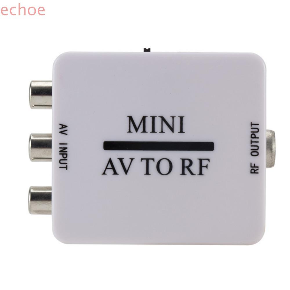 ECHOEDGE RCA AV To RF Converter, AV To RF RCA To RF AV To RF Amplifier, Plug and Play TV Switcher HD 61.25 Mhz สําหรับ TV/VHS VCR/DVD Recorder