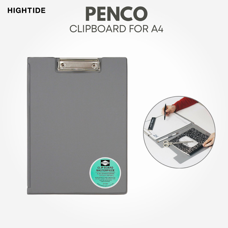 HIGHTIDE PENCO Clipboard A4 Gray DP3297