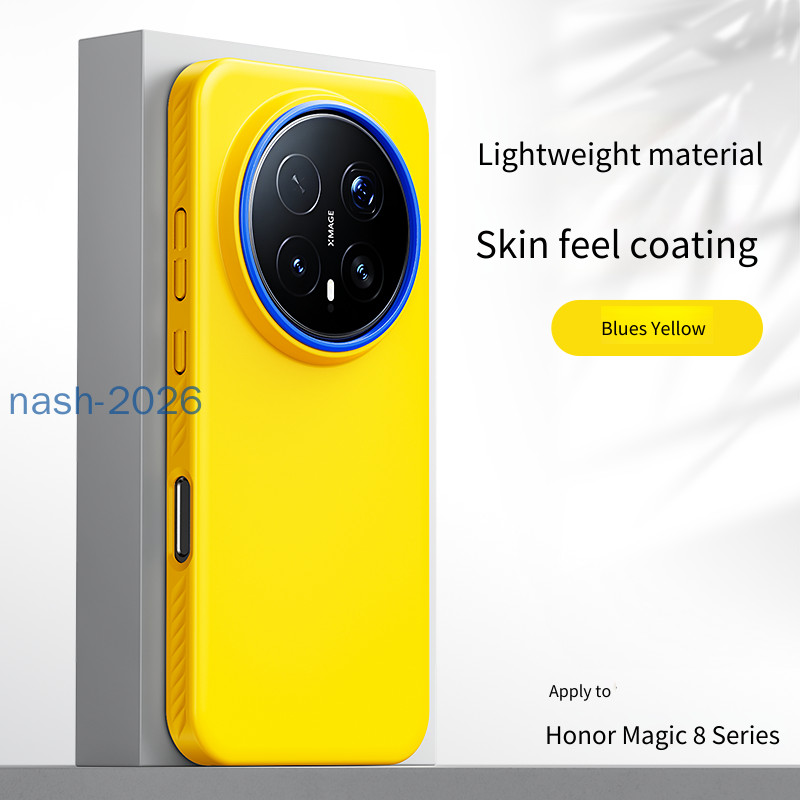 ปลอกสําหรับ Honor Magic8 Pro Magic 8Pro Honor Magic7 Pro 7Pro การปรับแต่งเคสโทรศัพท์กันกระแทก PC ผิวดูดแม่เหล็กปกหลัง