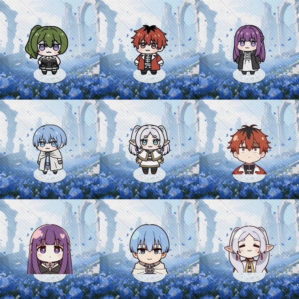 อะนิเมะ Standee Model Frieren Mage Sousou no Frieren Chibi ของตกแต่งโต๊ะเรียน