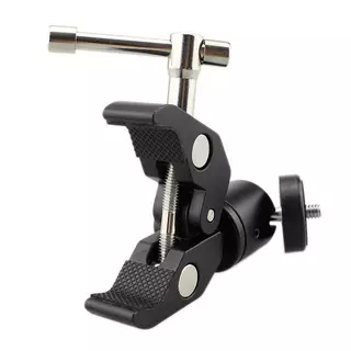[GOOY] คลิปหนีบสกรู 1 ชุด 1/4 CNC Metal Super Clamp พร้อม 360° Mini Ball Head Qui Release Clamp Braet ขาตั้งกล้องสําหรับกล้อง DSLR TH