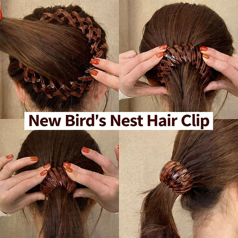 ใหม่หางม้าหัวเข็มขัดรังนกผมArtifactขี้เกียจHairpinหญิงFIXED StylerผมวงHeadwear