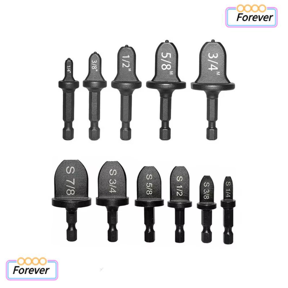 FOREVER 5/6 ชิ้นท่อทองแดง Expander, HVAC ซ่อมชุดท่อเหล็ก Hole Flare Extender, ทนทาน Take-over เครื่องมือหกเหลี่ยม Handle คู่มือ Swage เครื่องมือ