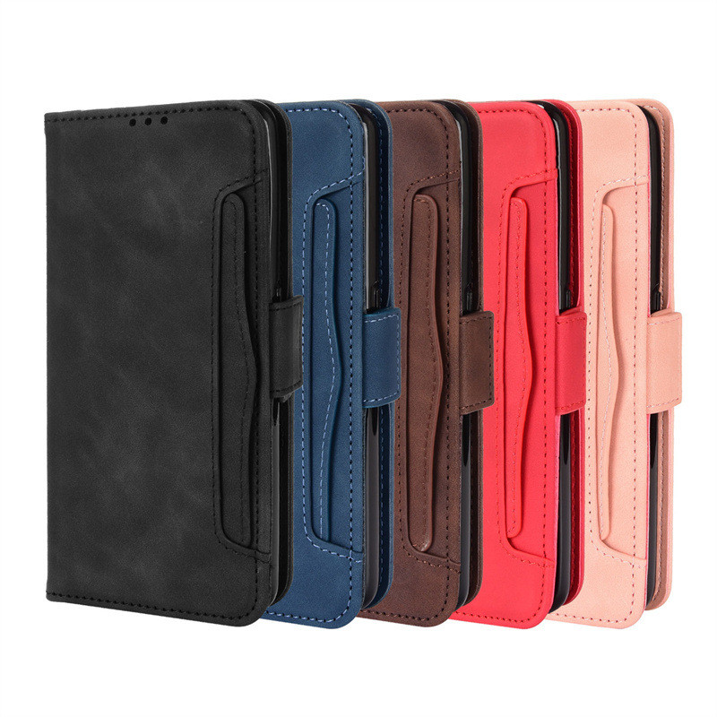 เหมาะสําหรับ OPPO A55S 5G เวอร์ชั่นญี่ปุ่นโทรศัพท์มือถือซองหนัง CPH2309 Multi-Card Slot Flip โทรศัพท