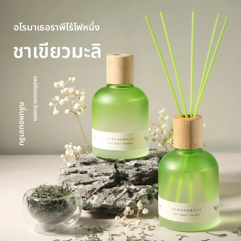 น้ำมันหอมระเหยกลิ่นมะลิและดอกพุด สำหรับใช้ในบ้านและห้องน้ำ