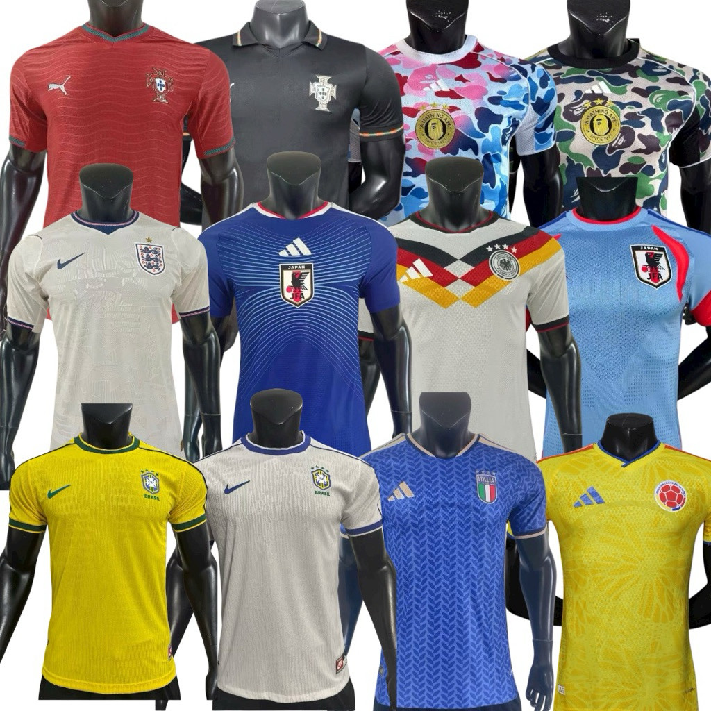 เสื้อกีฬาทำจากผ้าโพลีเอสเตอร์ เหมาะสำหรับการเล่นฟุตบอล