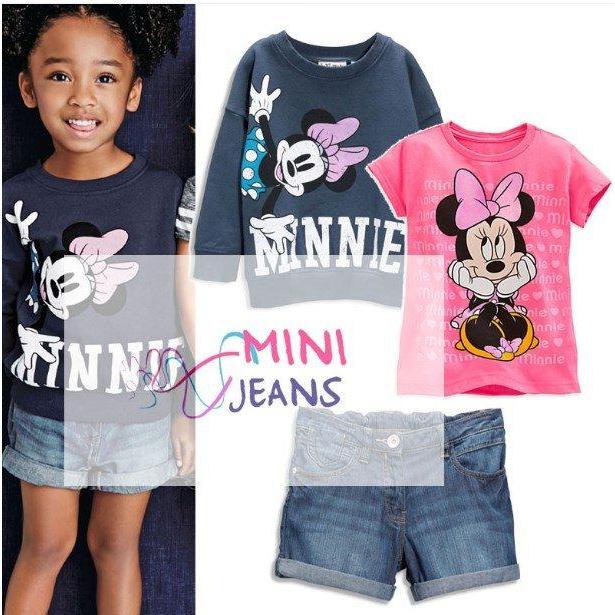 MINI JEANS ชุดเด็กผู้หญิง Minnie 3in1 M0343