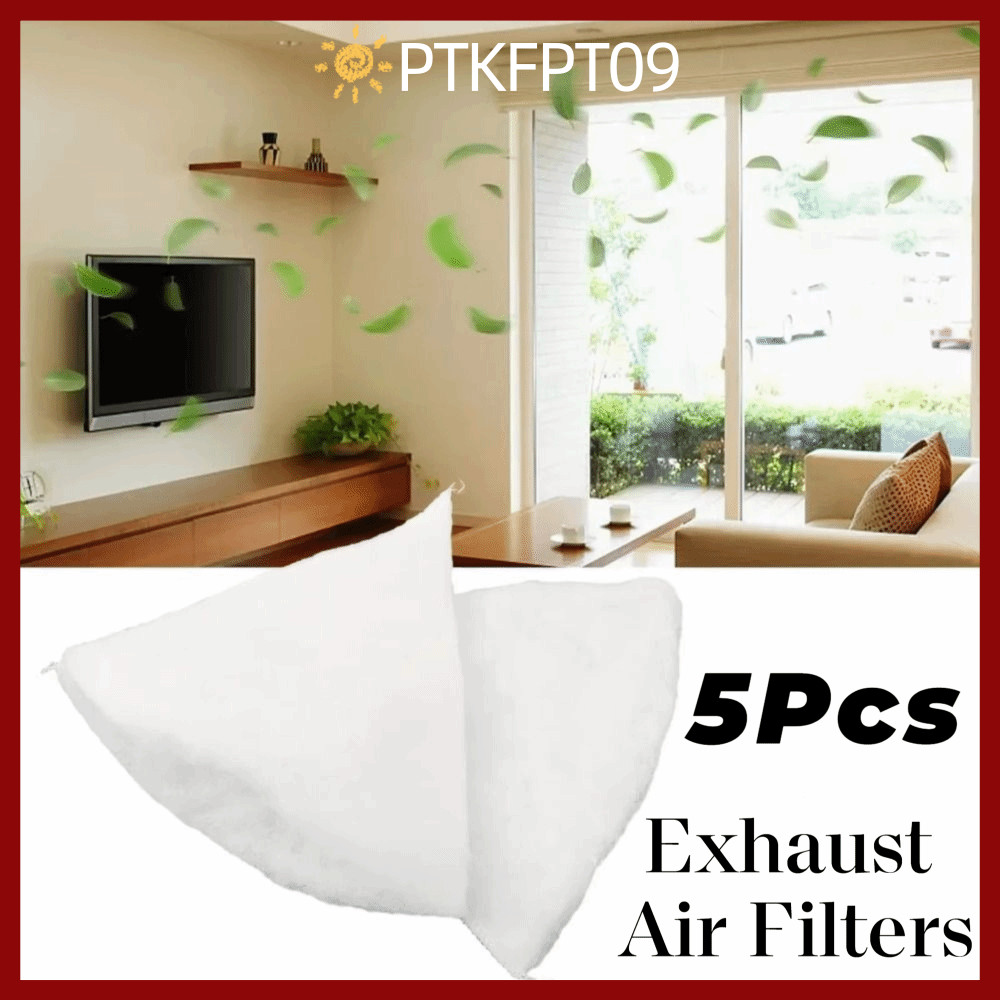 PTKFPT09 5 ชิ้นกรองอากาศไอเสีย,กรองอากาศกรวยยุโรปกรอง,ผ้าฝ้ายทางเลือก Conical ใช้งานร่วมกับฟองน้ํากร