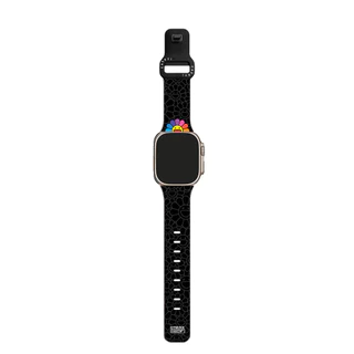 JapanTMKK ดอกทานตะวันคุณภาพสูง Takashi Murakami สาย TPU สําหรับ iPhone WATCH สกุลเงิน 38/40/41/42/44 มม.45 มม.49 มม.