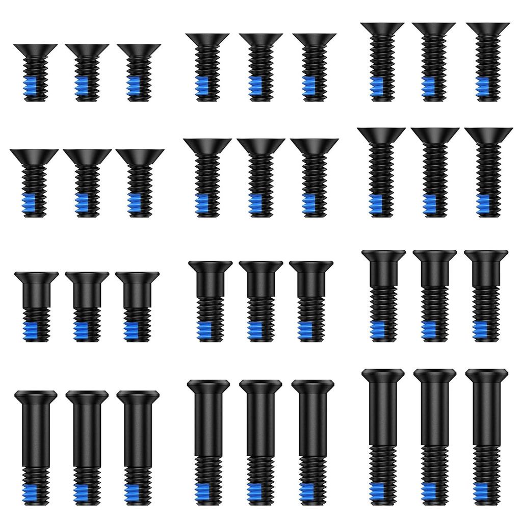 ชุดสกรูจุดแดงรวม M4 และ #6-32 ประเภท Torx T10 หัวและ Blue Thread Locker, สแตนเลส Red Dot Sight สกรูส