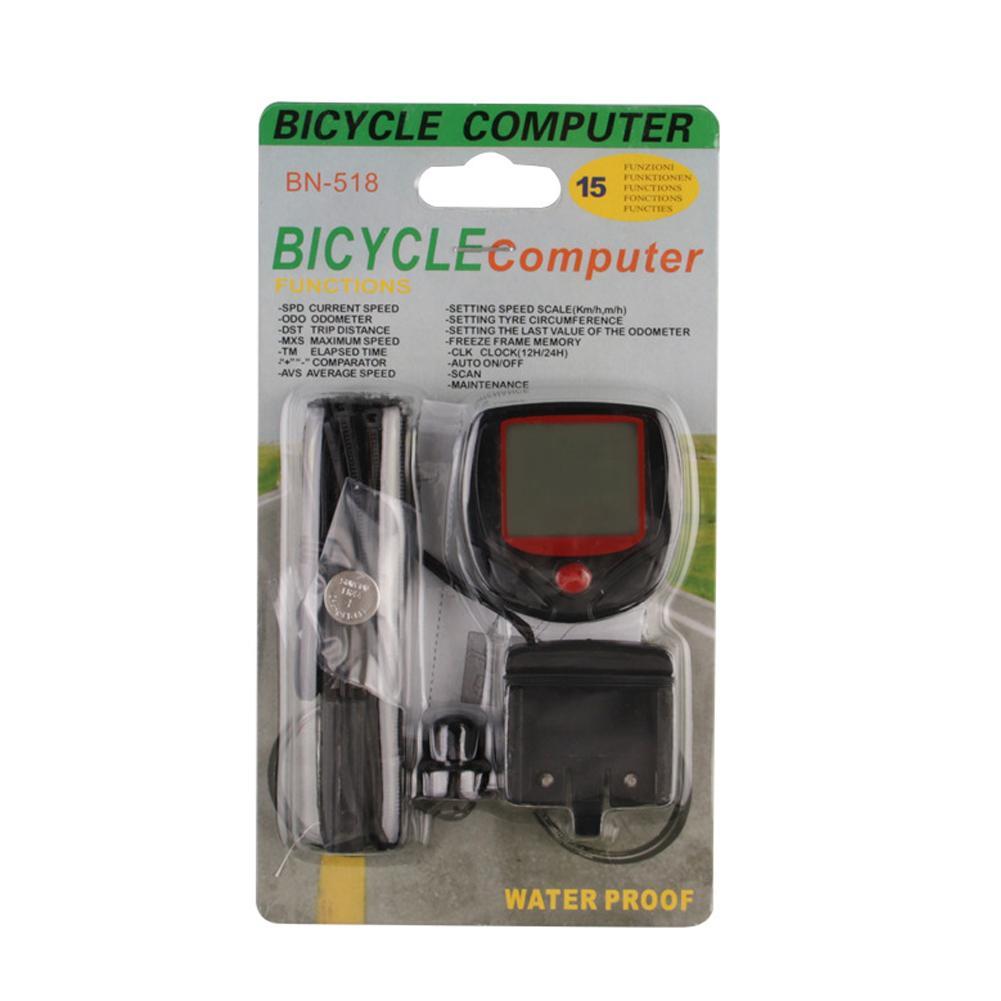 จักรยานคอมพิวเตอร์อุปกรณ์ขี่จักรยานกันน้ําแบบมีสาย Speedometer Bike Ride อุปกรณ์เสริมดิจิตอล T8v9
