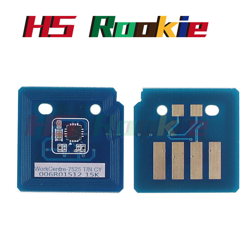 006R0509 006R01512 ตลับหมึกชิปสําหรับ Xerox WC 7525 7530 7535 7545 7556 เลเซอร์ 006R01511 006R01510
